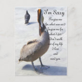 Carte Postale Désolé (Devant)