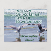 Carte Postale Désolé (Devant)