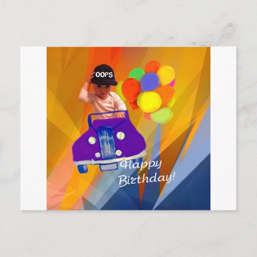 Carte Postale Désolé d'avoir oublié ton anniversaire. (Devant)