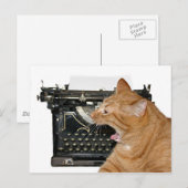 Carte Postale Désolé de ne pas avoir écrit (Devant / Derrière)