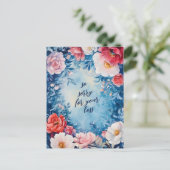 Carte Postale DÉSOLÉ DU Cadre Floral POUR LES CONDAMNATIONS PERD (Debout devant)