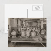 Carte Postale Désolé les filles, je suis l'homme saucisse - Vint (Devant / Derrière)