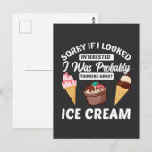 Carte Postale désolé si j'avais l'air intéressé, j'étais probabl (Devant / Derrière)