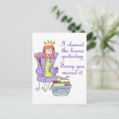 Carte Postale Désolé, Vous L'Avez Manqué (Debout devant)