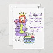 Carte Postale Désolé, Vous L'Avez Manqué (Devant / Derrière)