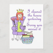 Carte Postale Désolé, Vous L'Avez Manqué (Devant)