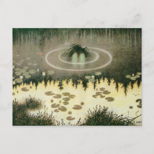 Carte postale d'esprit aquatique Nixie