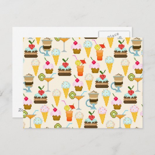 Carte Postale Dessert (Devant / Derrière)