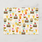 Carte Postale Dessert (Devant)