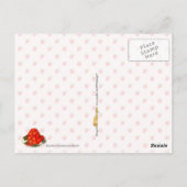 Carte Postale dessert à la confiture de fraise banane (Dos)