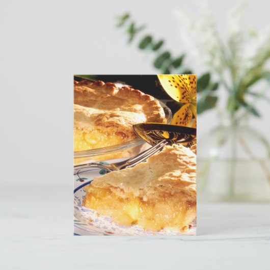 Carte Postale Dessert d'Apple Pie (Debout devant)