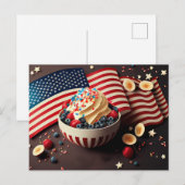 Carte Postale Dessert Patriotique (Devant / Derrière)