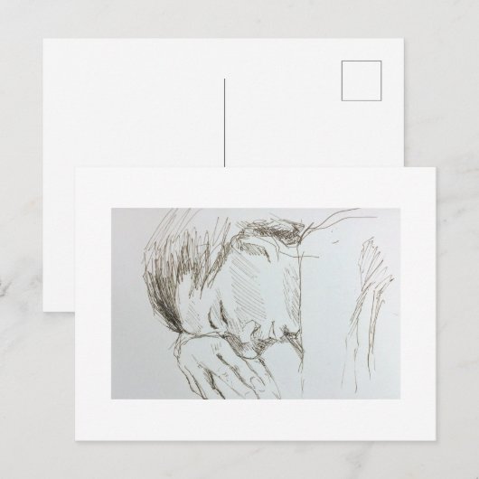 Carte postale Dessin (Devant / Derrière)