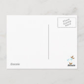 Carte Postale Dessin animal de ferme de poulet Hen (Dos)