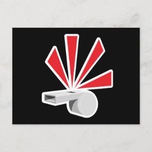 CARTE POSTALE DESSIN ANIMÉ DE DÉNONCIATION PROVOQUE ALERTE AVERT