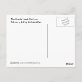Carte Postale Dessin animé de la buse de Harris (Dos)
