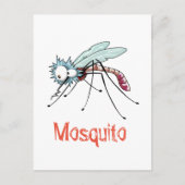 Carte Postale Dessin animé de moustique (Devant)
