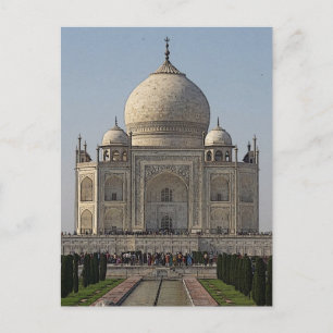Carte Postale dessin animé taj mahal