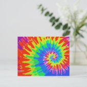 Carte postale dessin animé Tie-Dye (Debout devant)