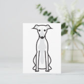 Carte Postale Dessin animé Whippet Dog (Debout devant)