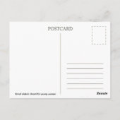 Carte Postale Dessin au crayon (Dos)