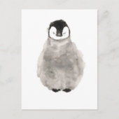 Carte Postale Dessin bébé pingouin (Devant)