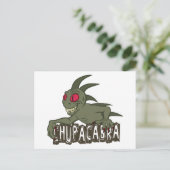 Carte Postale Dessin Chupacabra (Debout devant)