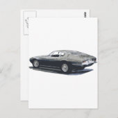 Carte Postale Dessin classique Maserati Ghibli (Devant / Derrière)