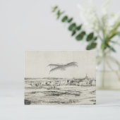 Carte Postale Dessin d'art de la machine de vol de l'avion vinta (Debout devant)