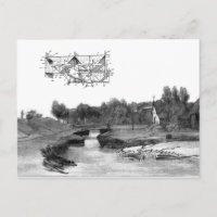 Dessin d'art de la machine de vol de l'avion vinta