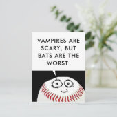 Carte Postale Dessin de baseball (Debout devant)