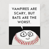 Carte Postale Dessin de baseball (Devant)