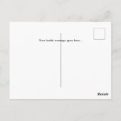 Carte Postale Dessin de blessure à l'ouvre-bouteille. Drôle (Dos)