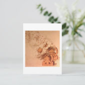 Carte Postale Dessin de Canons par Leonardo Da Vinci (Debout devant)