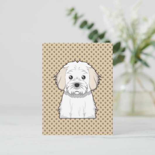 Carte Postale Dessin de Cavachon (Debout devant)