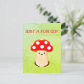 Carte Postale Dessin de champignons mignons (Debout devant)