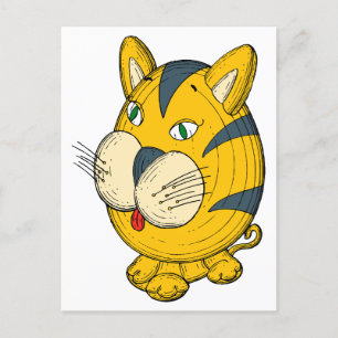 Carte Postale Dessin de chat