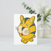 Carte Postale Dessin de chat (Debout devant)