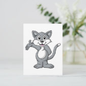 Carte Postale Dessin de chat (Debout devant)