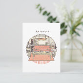 Carte Postale Dessin de Chillin avec AMIS™ (Debout devant)