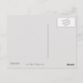 Carte Postale Dessin de collie à oreilles - Joli art original de (Dos)