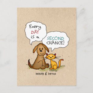 Carte Postale Dessin de désintoxication et de désobéissance : Ré