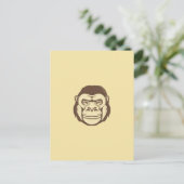 Carte Postale Dessin de dessin de Gorilla (Debout devant)