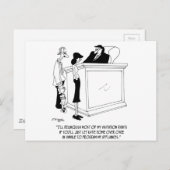 Carte Postale Dessin de divorce 6485 (Devant / Derrière)