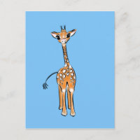 Dessin de girafe mignon, animaux de safari