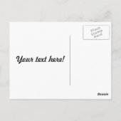 Carte Postale Dessin de hibou bleu (Dos)