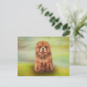 Carte Postale Dessin de la boucherie de chien (Debout devant)