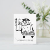 Carte Postale Dessin de la police 4821 (Debout devant)