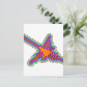 Carte Postale Dessin de Nazca Hummingbird Pérou (Debout devant)