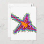 Carte Postale Dessin de Nazca Hummingbird Pérou (Devant / Derrière)